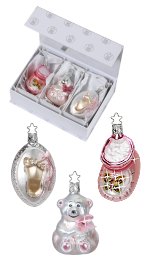 It's a Girl! - Gift Box<br> Set of 3 Ornaments